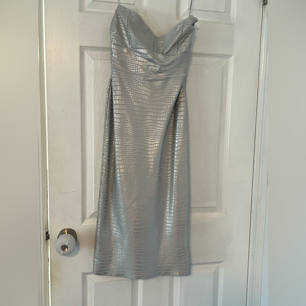 BCBG maxazria iridescent cocktail dress (size 6)